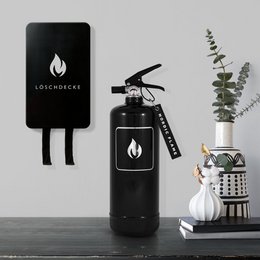 Feuerlöscher 2 kg – Schwarz