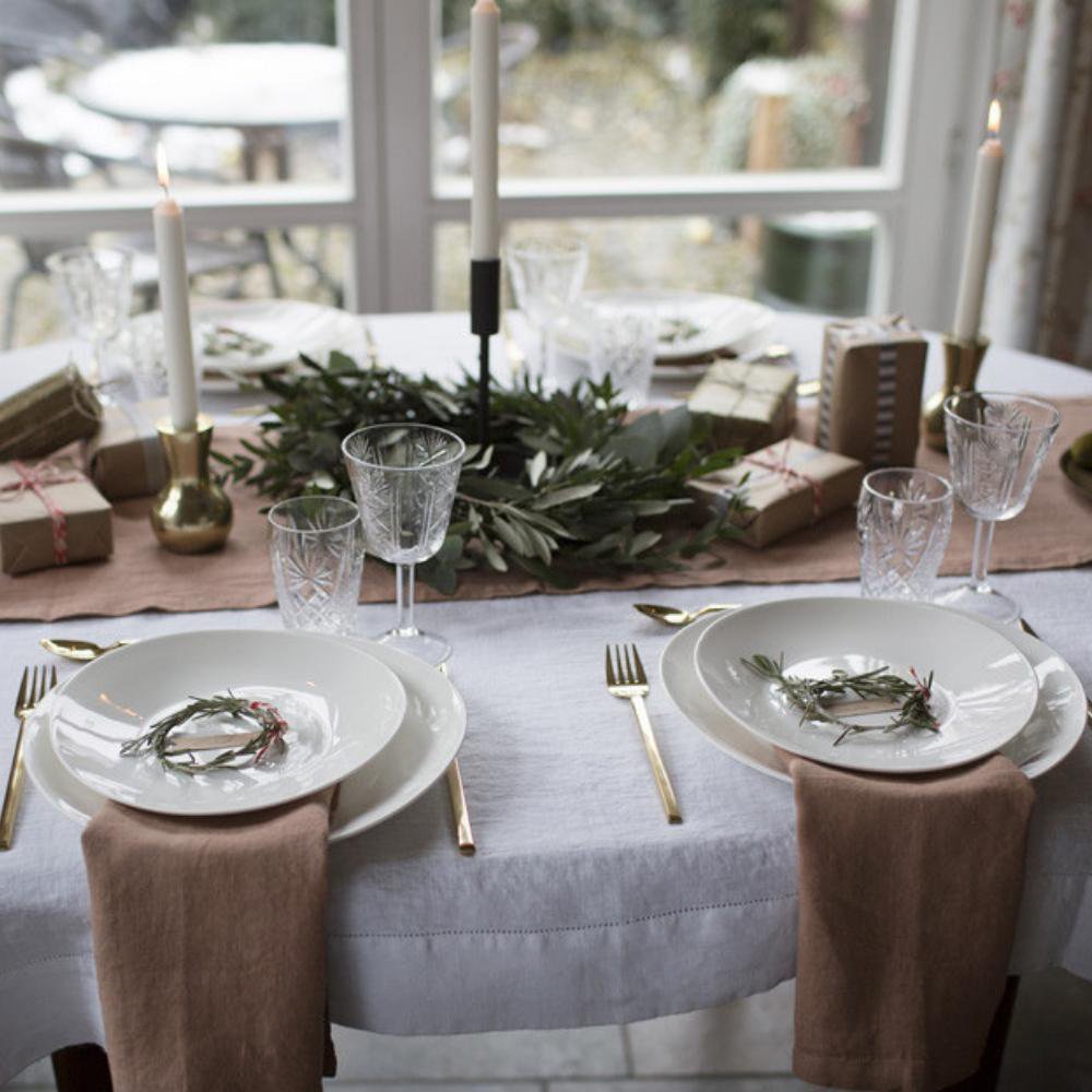 Cafe Creme Linen Bordløber