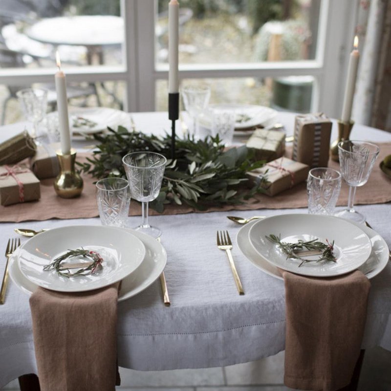 Cafe Creme Linen Bordløber