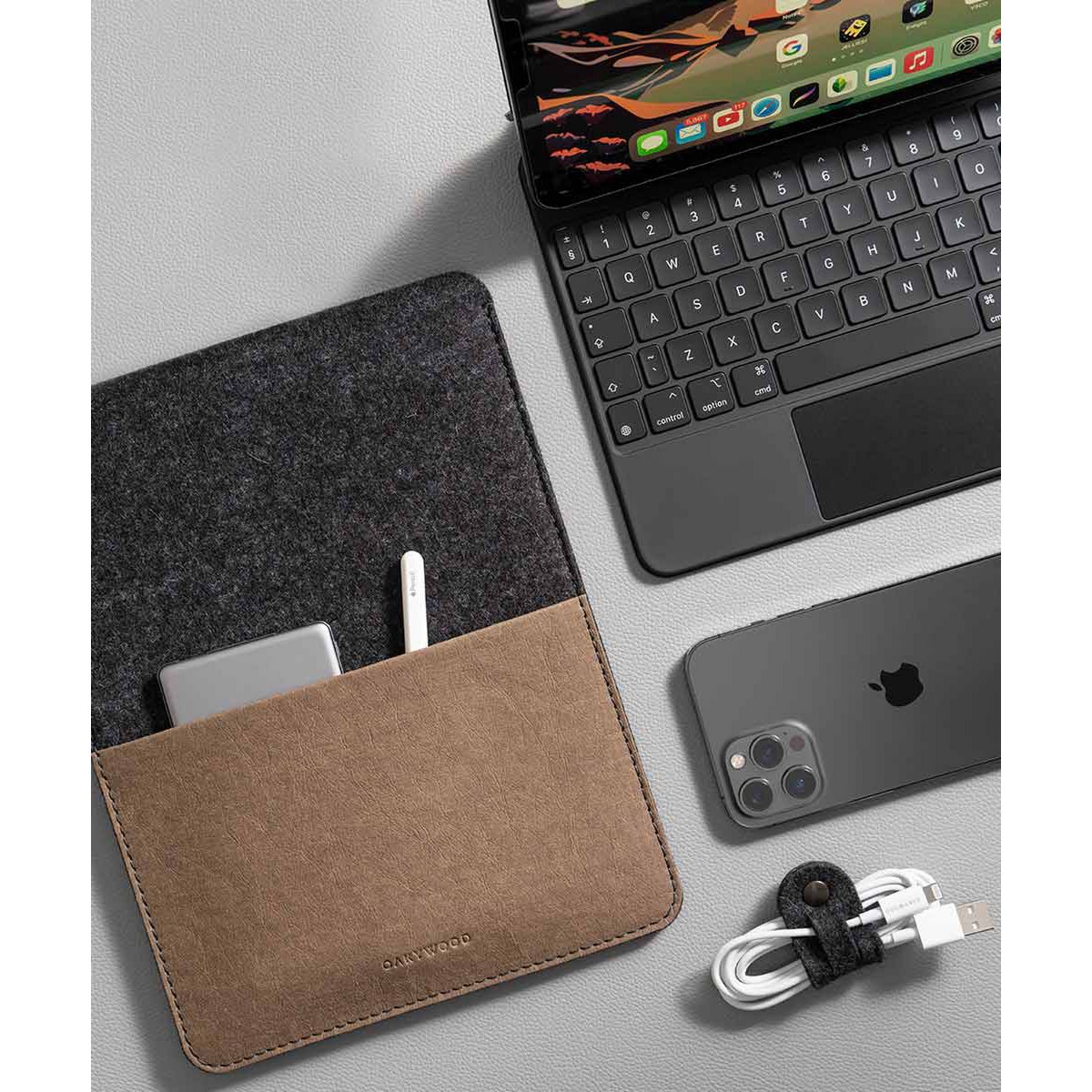 MacBook-Hülle aus Filz und Washpapa