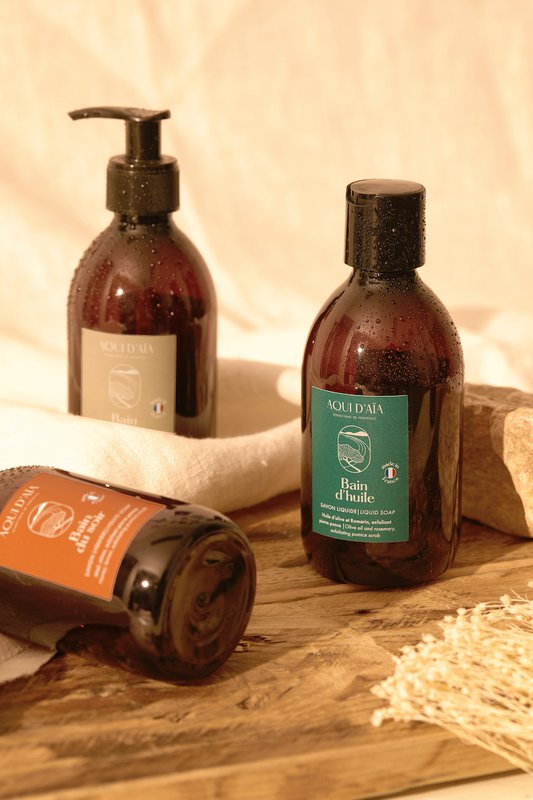 Peeling-Flüssigseife mit Honig und Zitrone 300 ml
