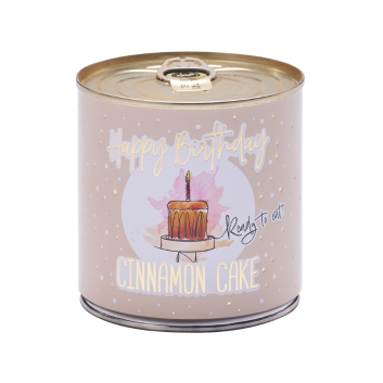 Cancake Happy Birthday beige, Zimtkuchen