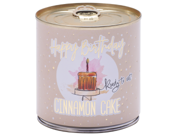 Cancake Happy Birthday beige, Zimtkuchen