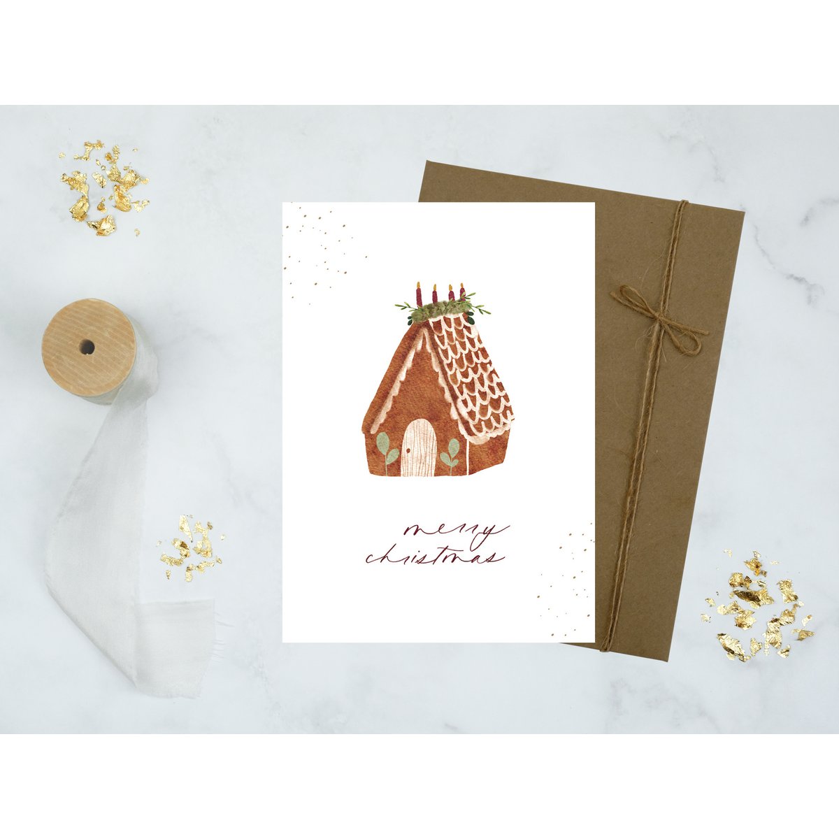 Christmas card "Merry Christmas"