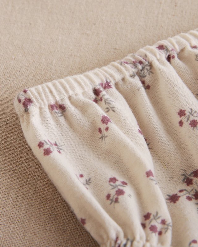 Babykleid mit Blumendruck und Pompon-Detail P71-11604032