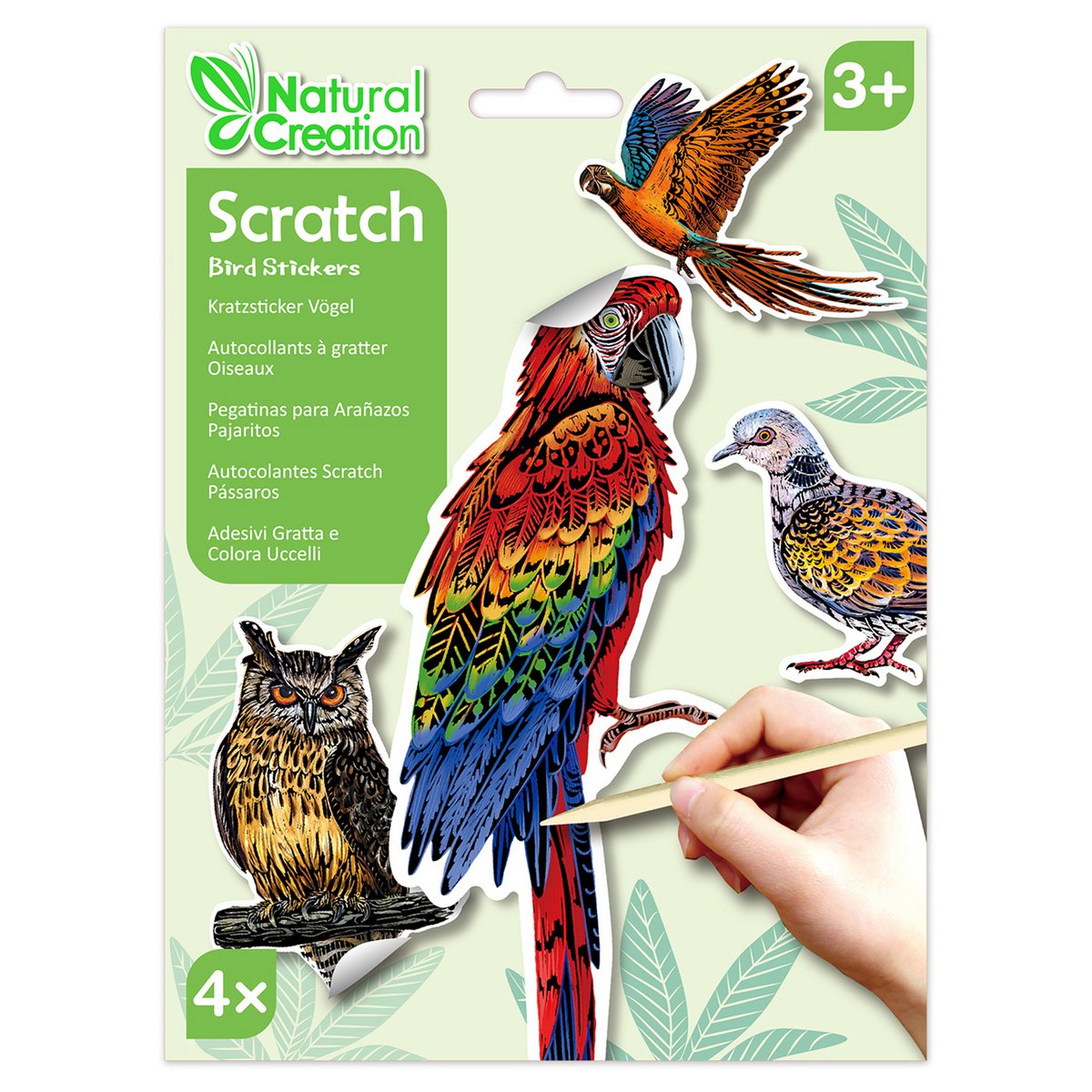 Scratch Stickers - Vogels