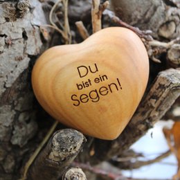 Coeur en bois Thankgoods Vous êtes une bénédiction !