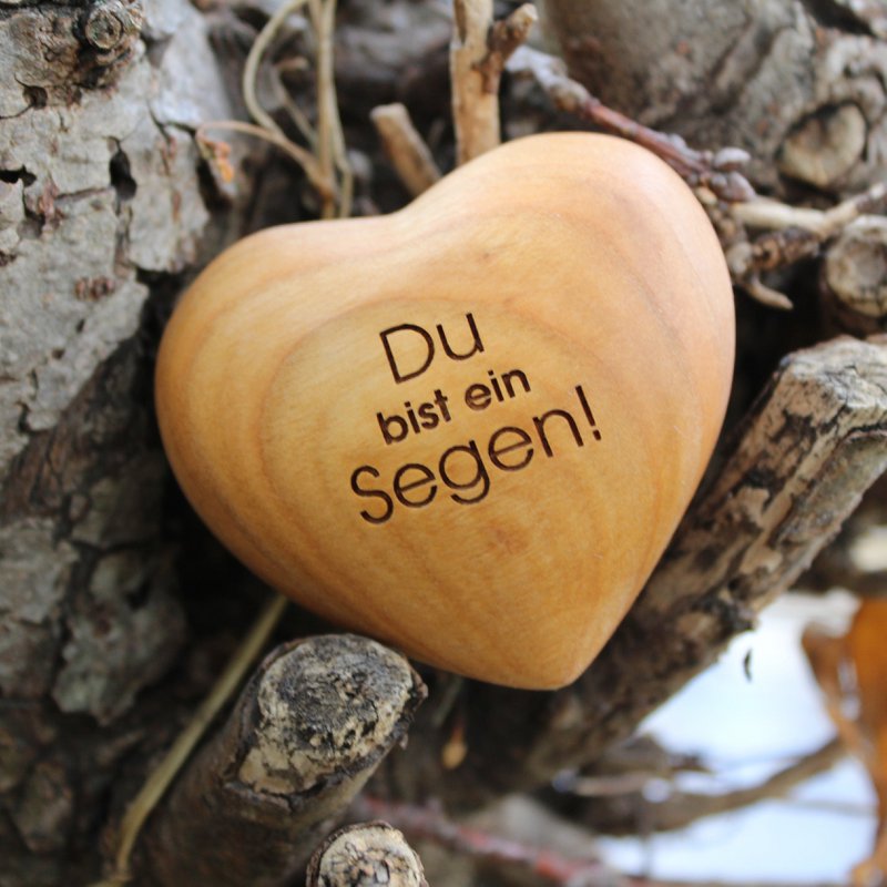 Coeur en bois Thankgoods Vous êtes une bénédiction !