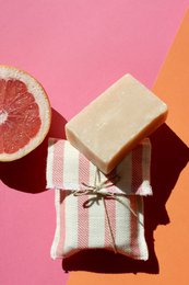Grapefruit and geranium soap