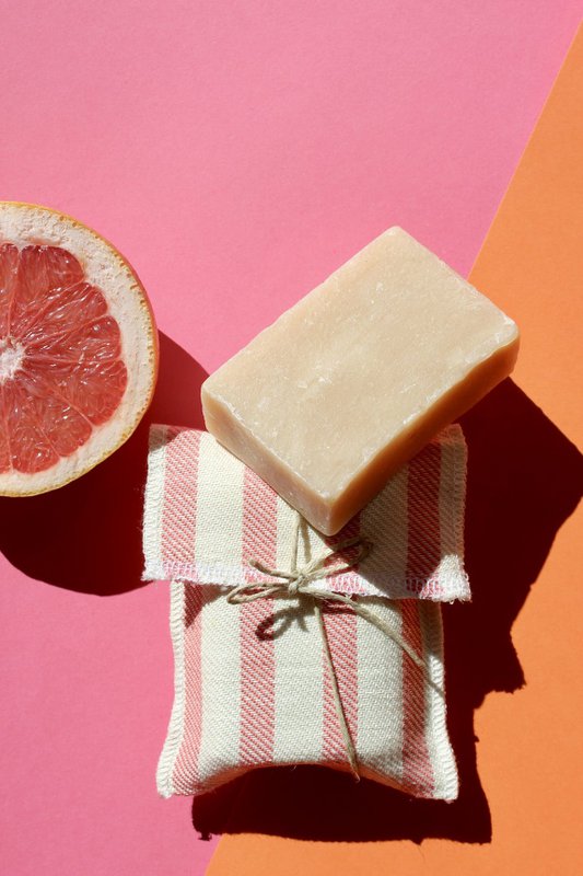 Grapefruit and geranium soap