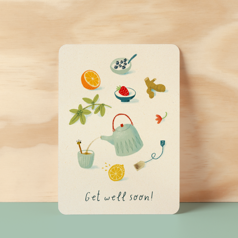 Postcard | Get well soon!