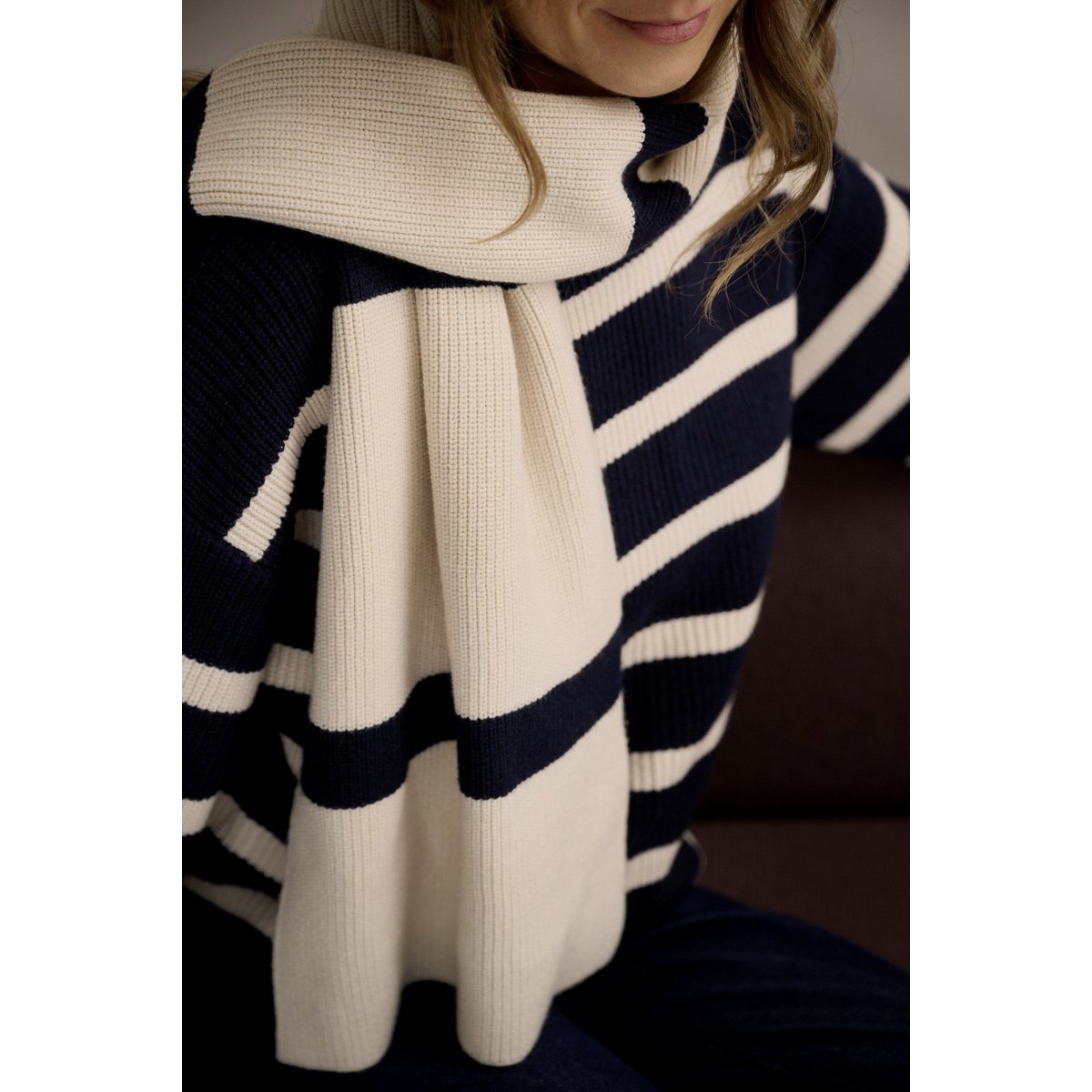 shade knit stripe