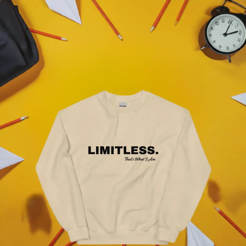 Ubegrænset unisex sweatshirt