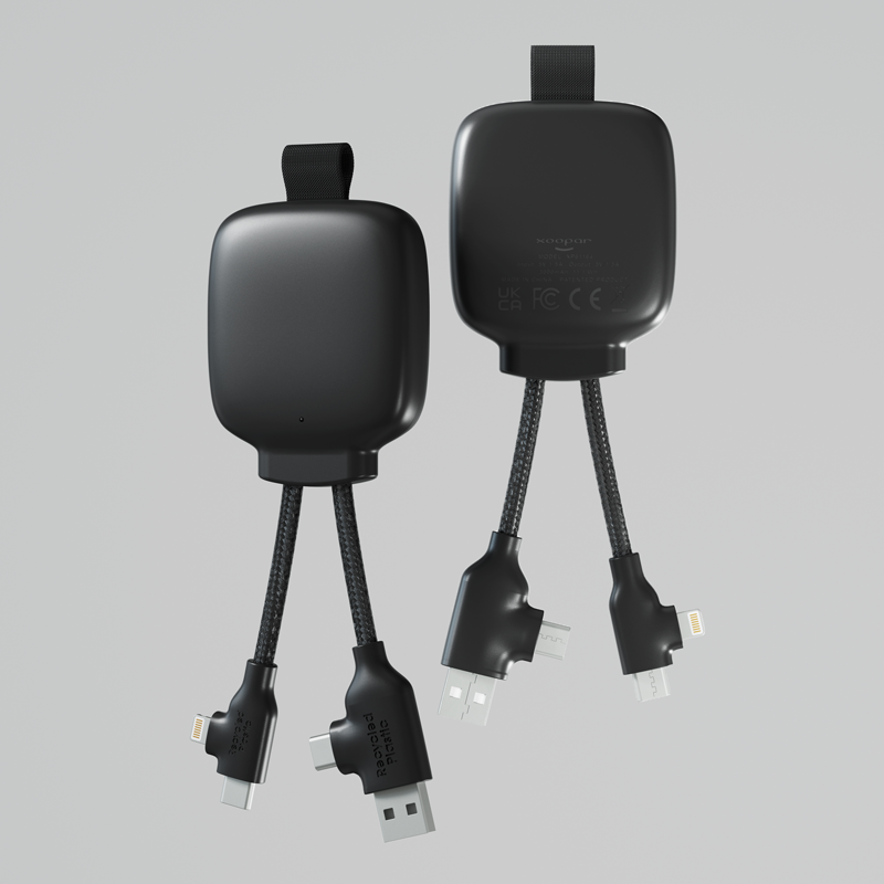 🔋 Gamma Lite genanvendt plastik - 3000 mAh oplader 🔋