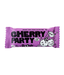Organic cherry chocolate chip snack bar, 30g.