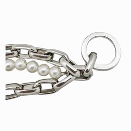 Parelarmband en 3-lijns ketting in zilver