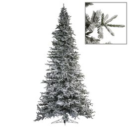 MED.FLOCK PINE TREE WH 360CM 3798tps