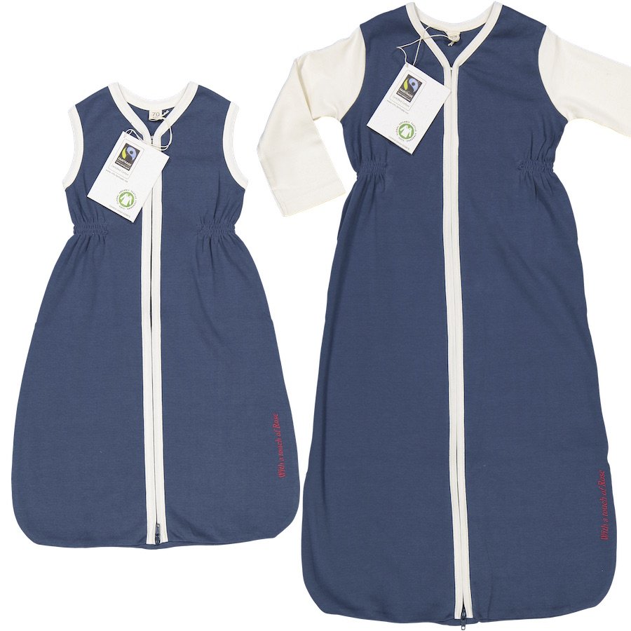 Sleeping bag Navy - natural