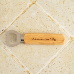 Bottle opener handle "For Papi" - My Bambou