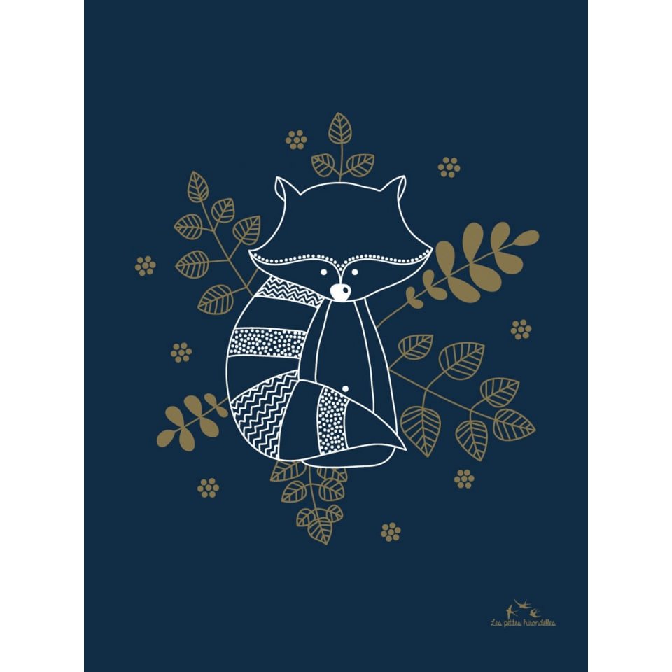 Paper poster - The raccoon