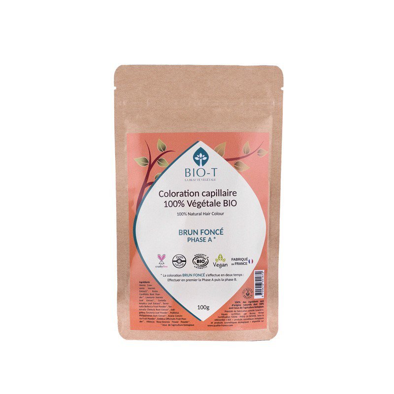 DONKERBRUIN Plantkleur A - BIO - 100g