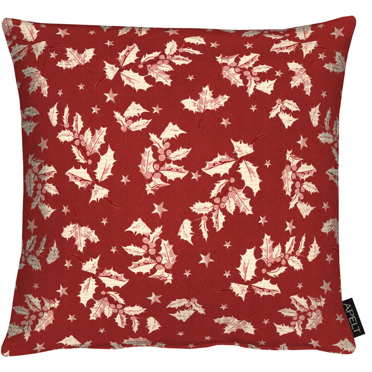 3625 kussen rood / goud - 39x39cm