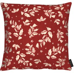 3625 kussen rood / goud - 39x39cm
