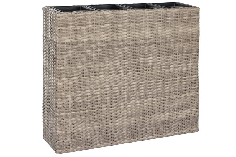 MACETERO RATAN SINTETICO PP 95X26X80 JARDINERA MC211113