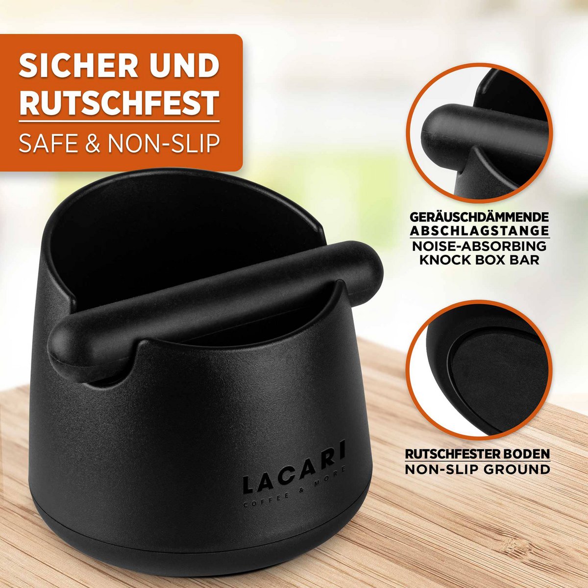 Knock-off beholder - knock-off beholder lavet af genanvendeligt plastik