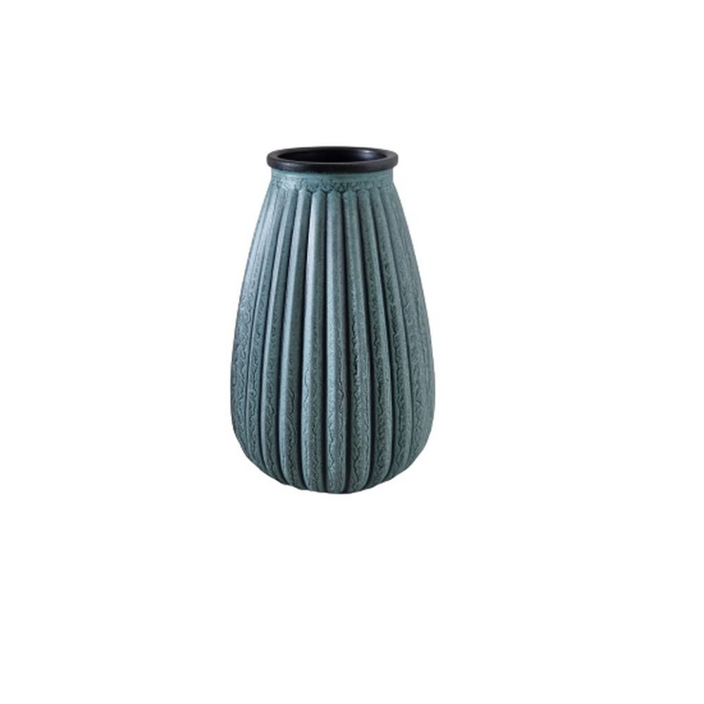Glasvaas ribbel handpainted grey