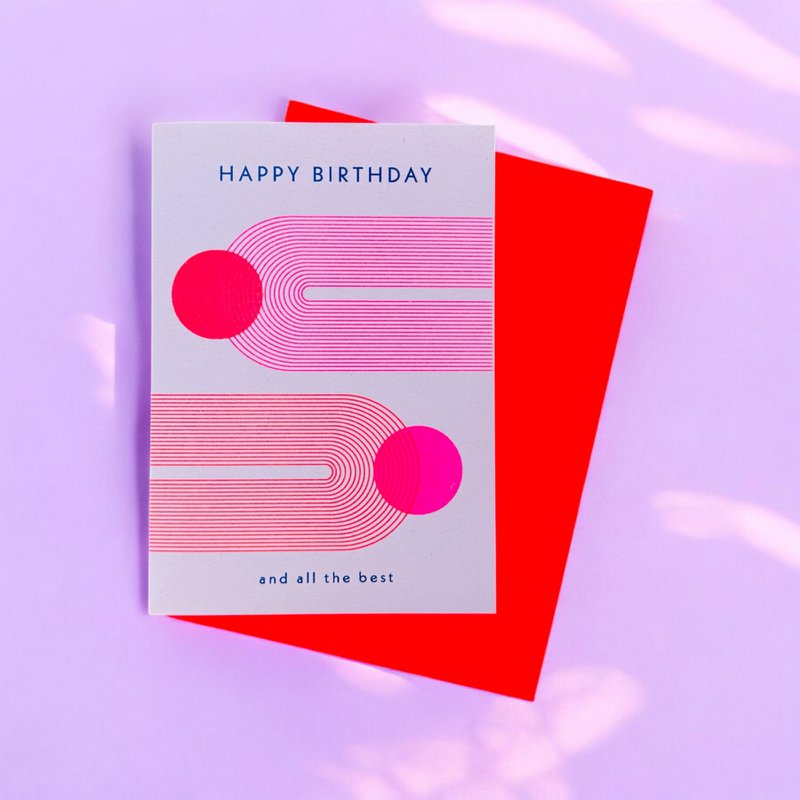 Bauhaus Birthday orange