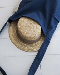 Mira Canvas Taske - Dark Denim