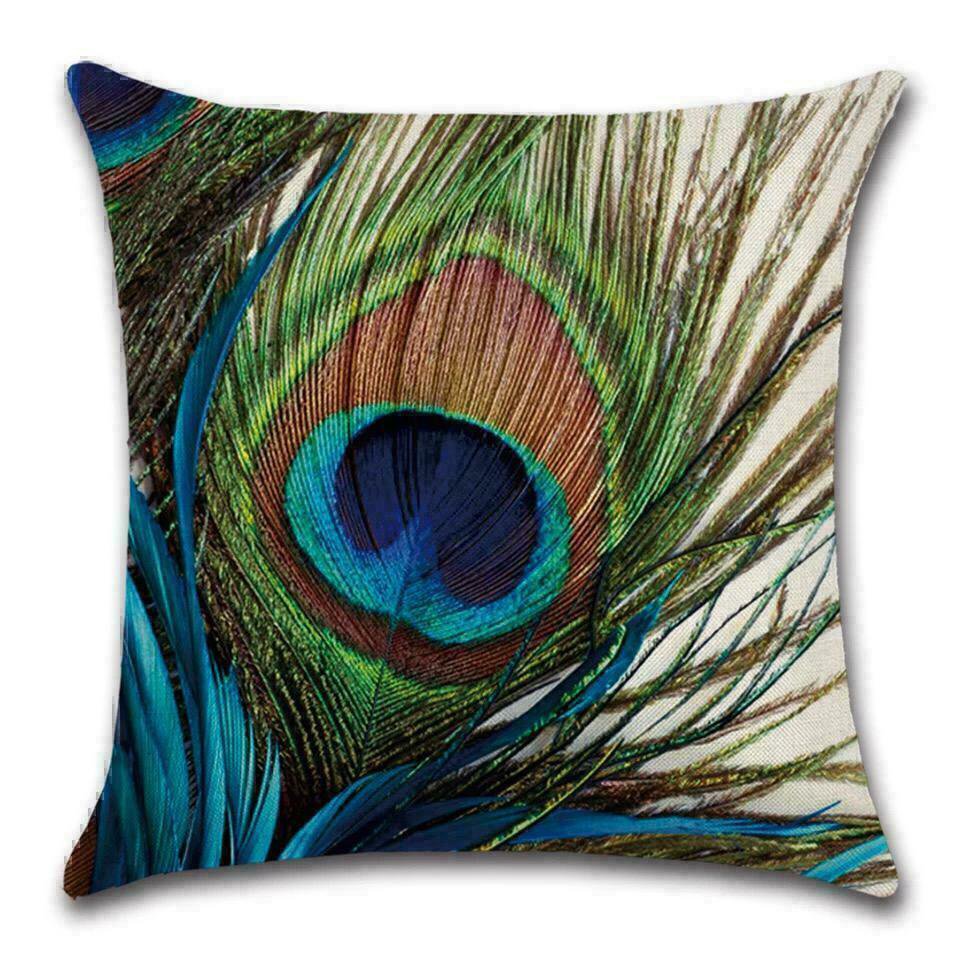 Kissenbezug Pfau - Feder