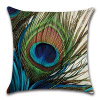 Kissenbezug Pfau - Feder