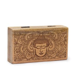 Wholesale Wooden Boxes and Trays with Buddha & Hamsa Design