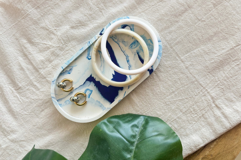 DIY Package cast resin dish