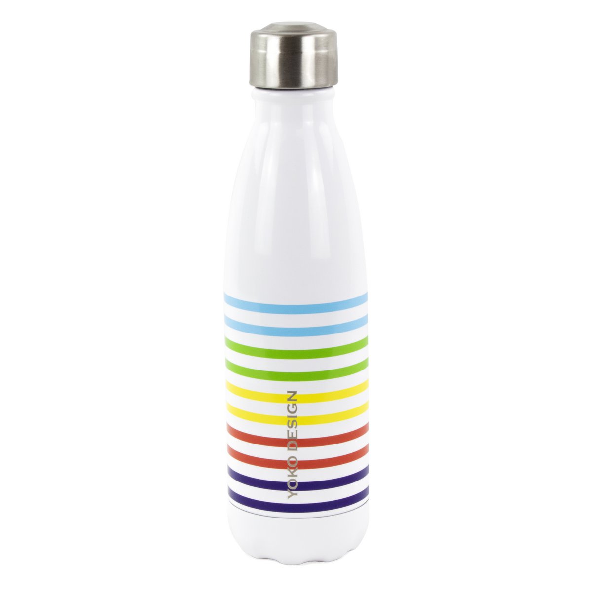 FLACONE ISOTHERM 500 ML "RAINBOW" NERO