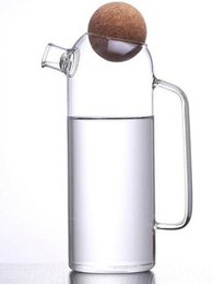 Glasfilterkaraffe + 1 Bio-Binchotan-Holzkohle