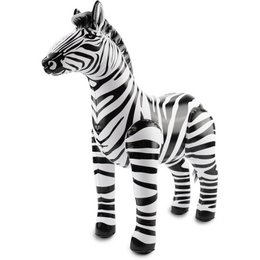 Kinky Pleasure - FT114 - Inflatable Zebra - White & Black - 1 Piece