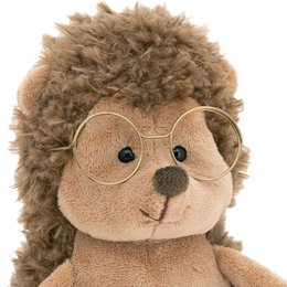 Plüschtier, Leben, Prickle der Igel mit Brille 25cm