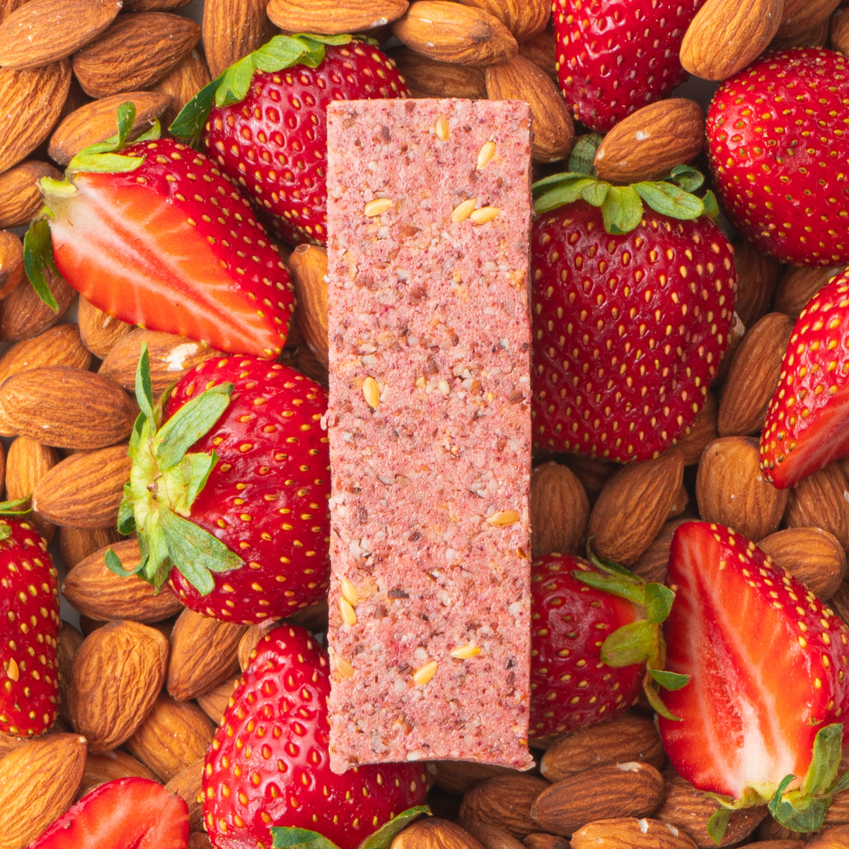 Keto Vegan Gluten Free Bar "Strawberry + Almond" 45G