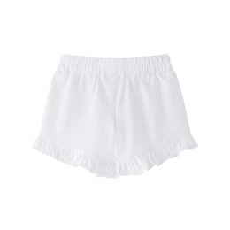 Shorts bianchi per neonata con volant BGV66612