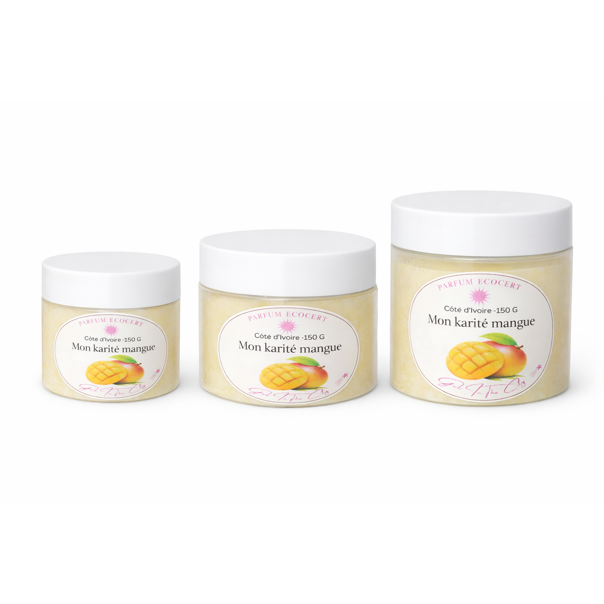 Natürliche Körperbutter Tropical Mango – reine Sheabutter