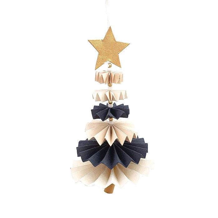 Ornement dansant sapin de Noël bl/wh/nat set/2 900-013
