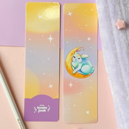 Moon Bunny gelamineerde bladwijzer
