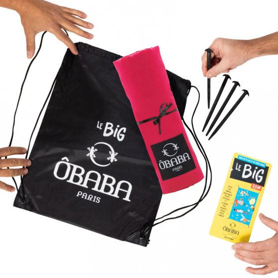 ACCESORIO DE PLAYA Y PICNIC - LE BIG MIAMI - FRAMBUESA