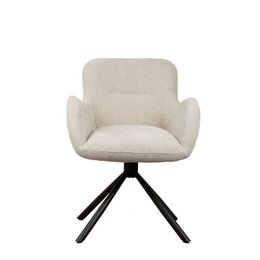 Chaise Tournante Leta - Écru - Laponie