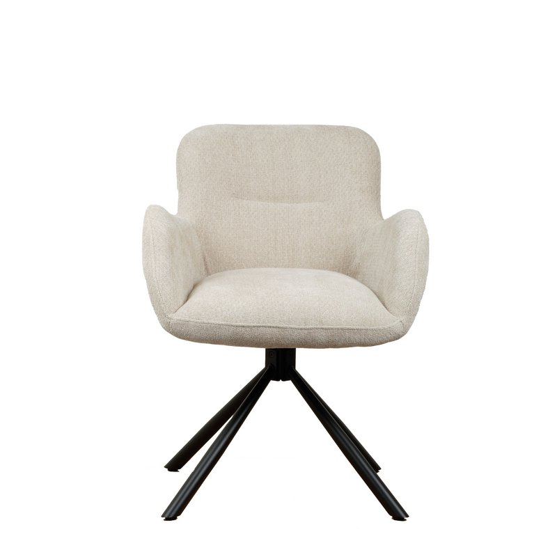 Chaise Tournante Leta - Écru - Laponie