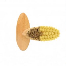 Dirt brush made of wood, fibre