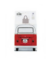 Volkswagen VW T1 Bus Shopper Bag, foldable - Front/Grey